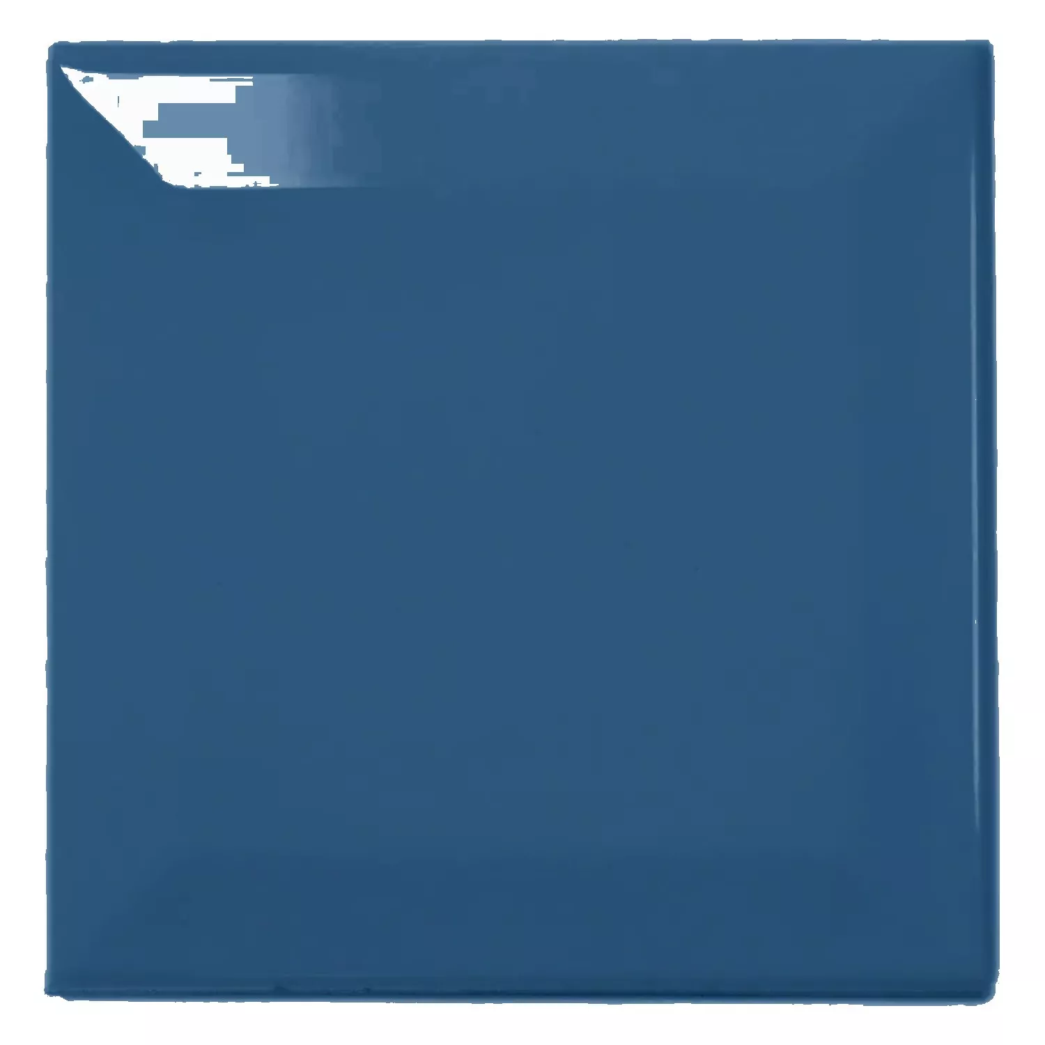 Piastrella metropolitana Blu Lucida 10x10 cm Sfaccettatura Catarina Zafiro
