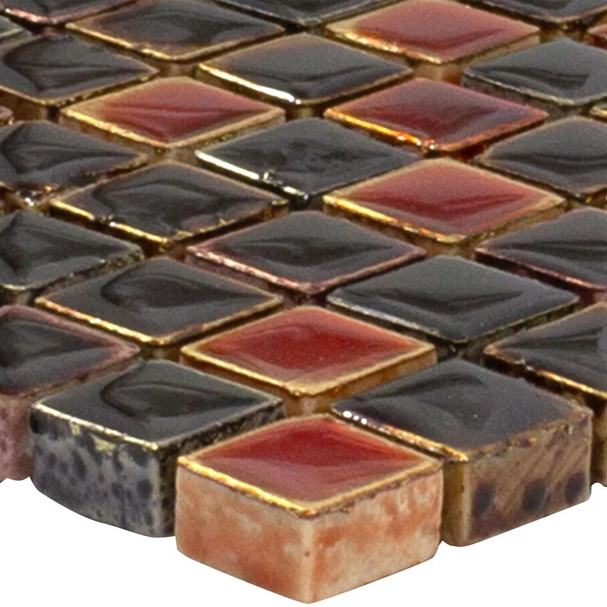 Pietra Naturale Mosaico Firestone Rosso Mix Pietra Naturale Mosaico Firestone Rosso Mix
