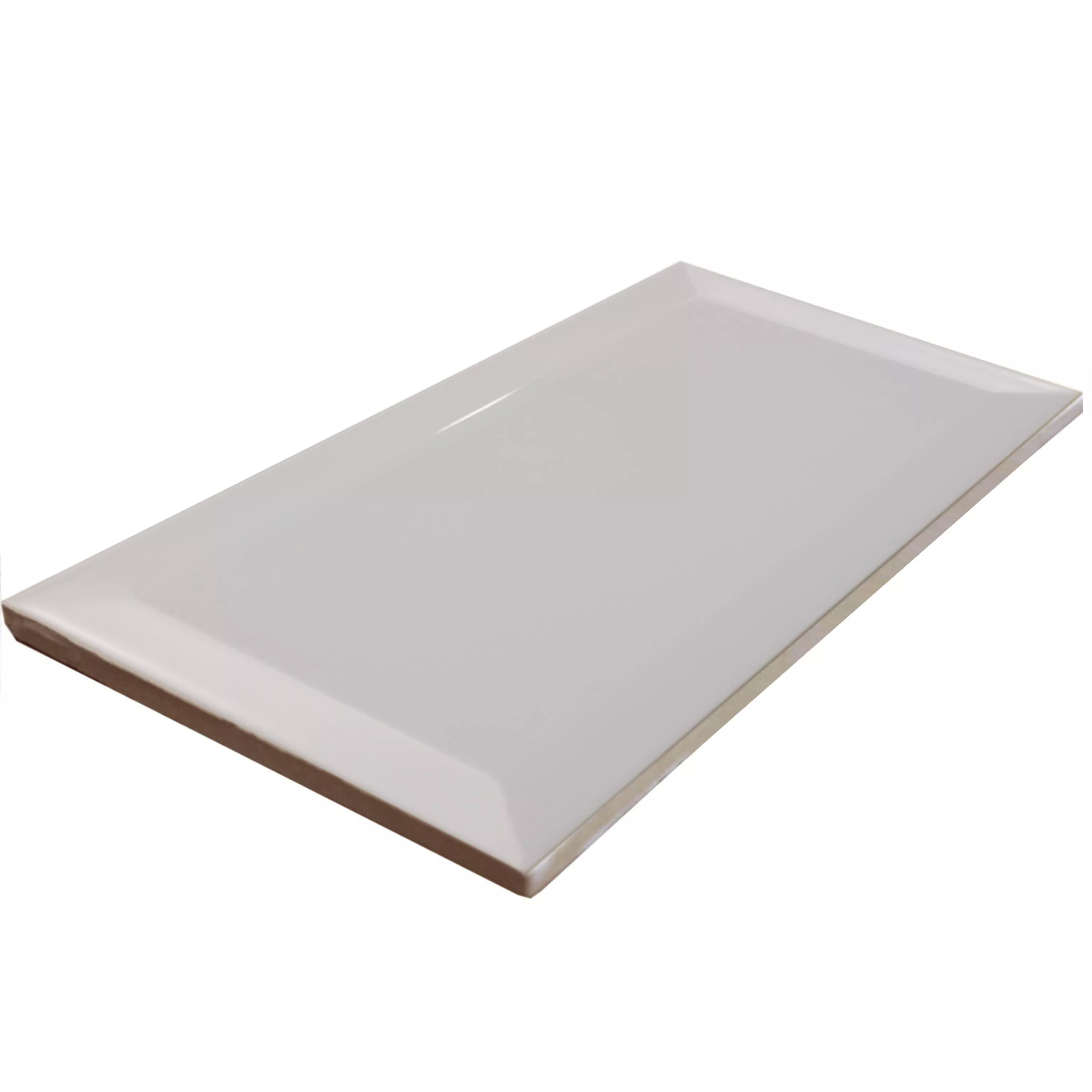 Campione Metro Rivestimenti Brussel Sfaccettatura 10x20x0,7cm Gris