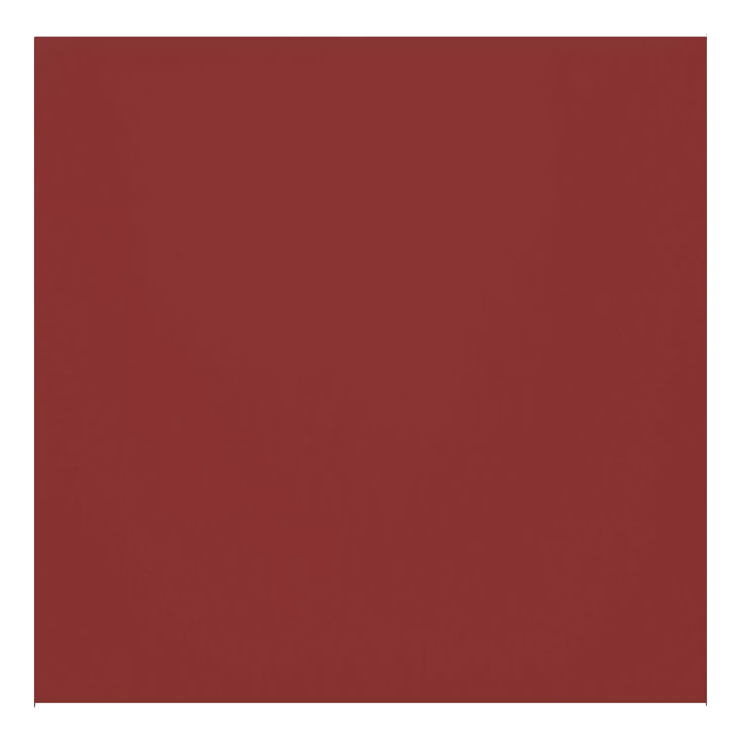 Piastrella metropolitana Rosso Opaco 10x10 cm Senza Sfaccettatura Freyburg Burdeos
