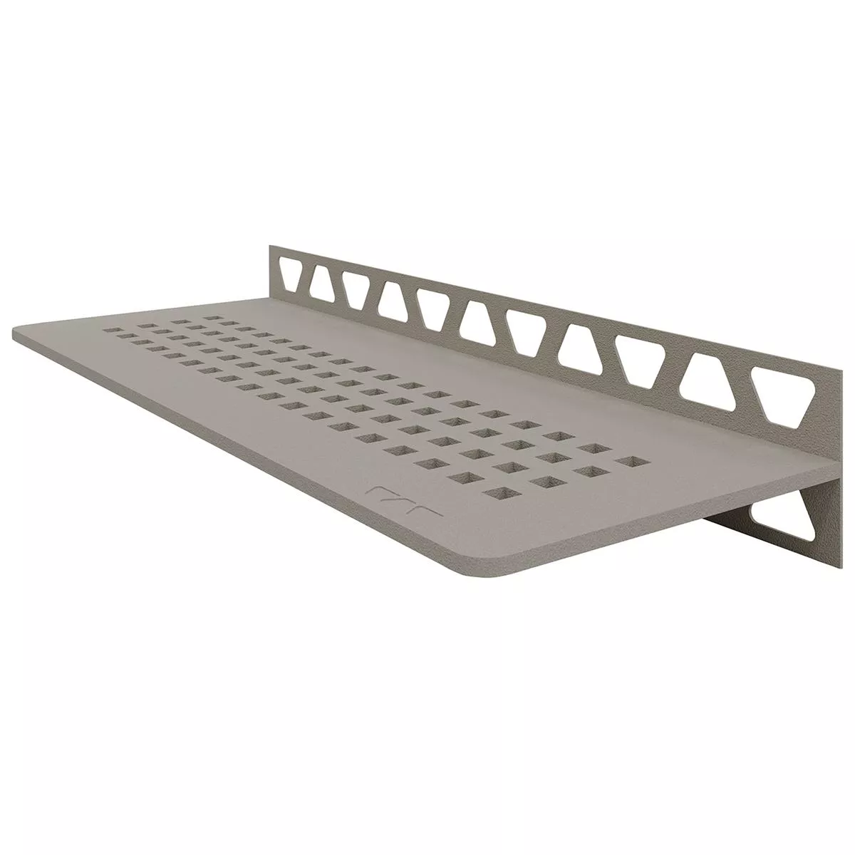 Mensola per doccia Mensola a muro Schlüter rettangolare 30x11,5 cm quadrata beige