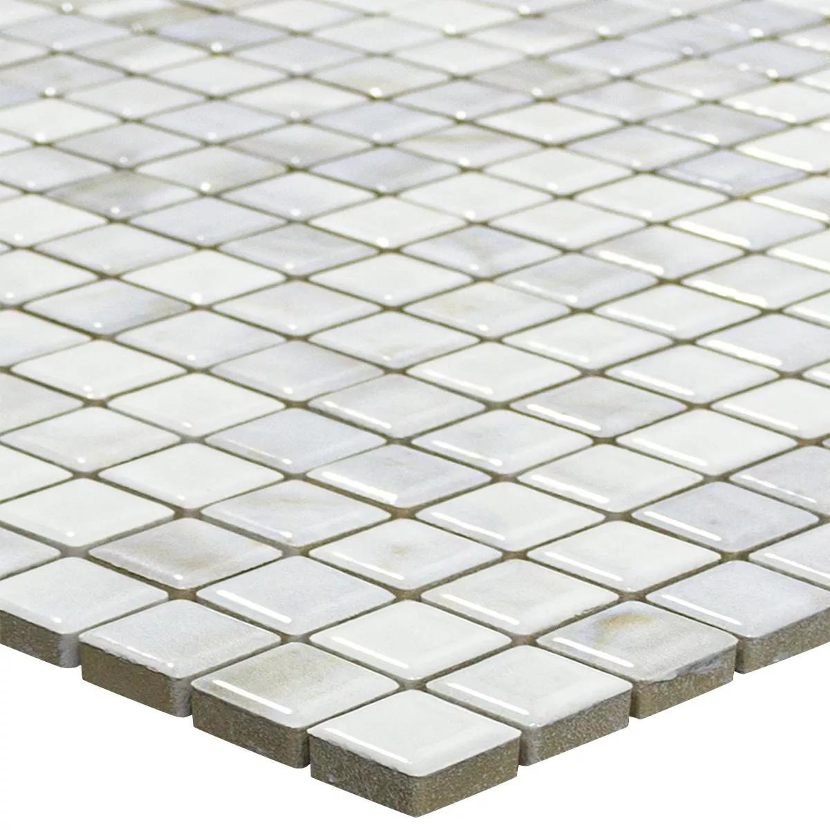 Ceramica Mosaico Piastrelle Elysium Marmo Ottica Bianco 12