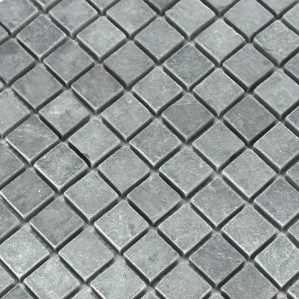 Campione Mosaico Quarzite Pietra Naturale Antracite