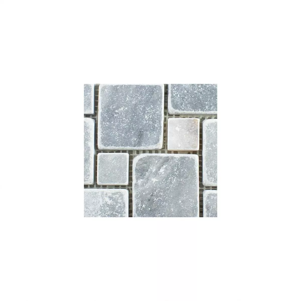 Campione Pietra Naturale Marmo Mosaico Kilkenny Grigio Chiaro