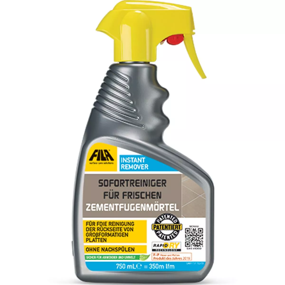 Fila INSTANT REMOVER detergente per malte cementizie 750 ML Fila INSTANT REMOVER detergente per malte cementizie 750 ML