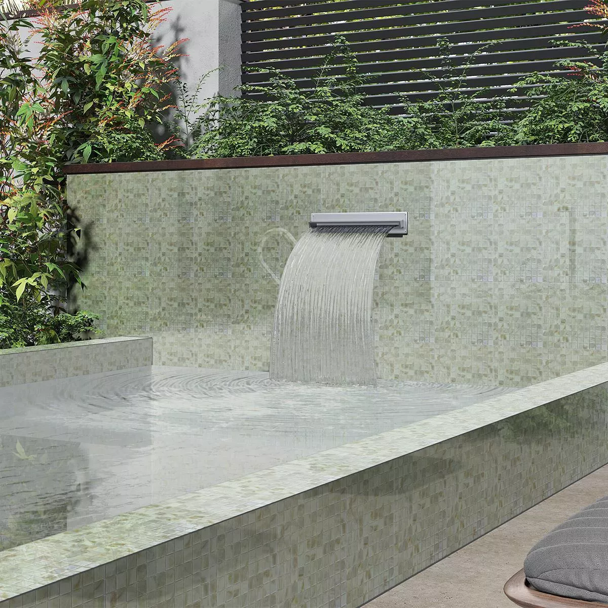 Vetro Piscina Mosaico Alassio Beige 25