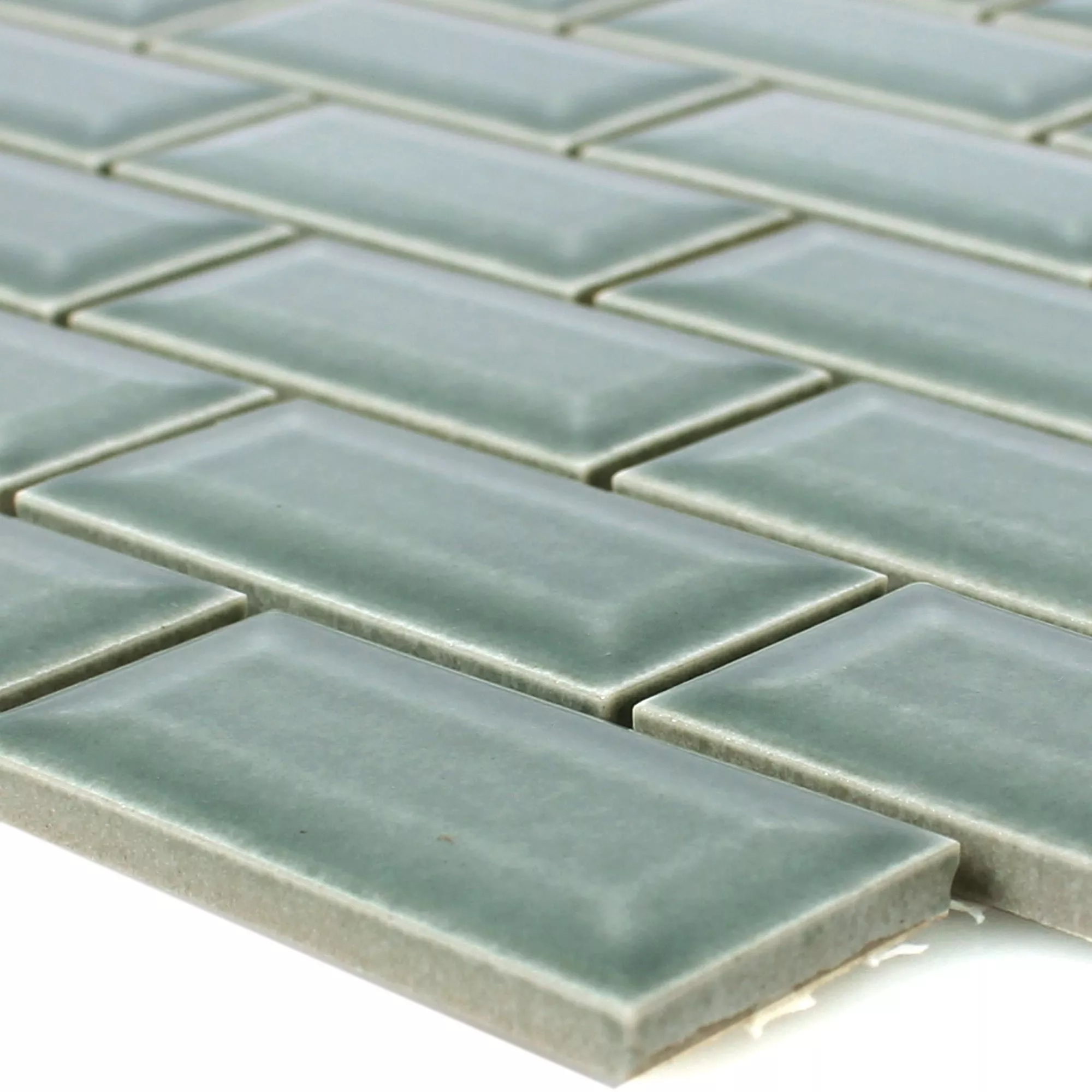 Ceramica Mosaico Metro Facette Picton Petrol Lucida Ceramica Mosaico Metro Facette Picton Petrol Lucida