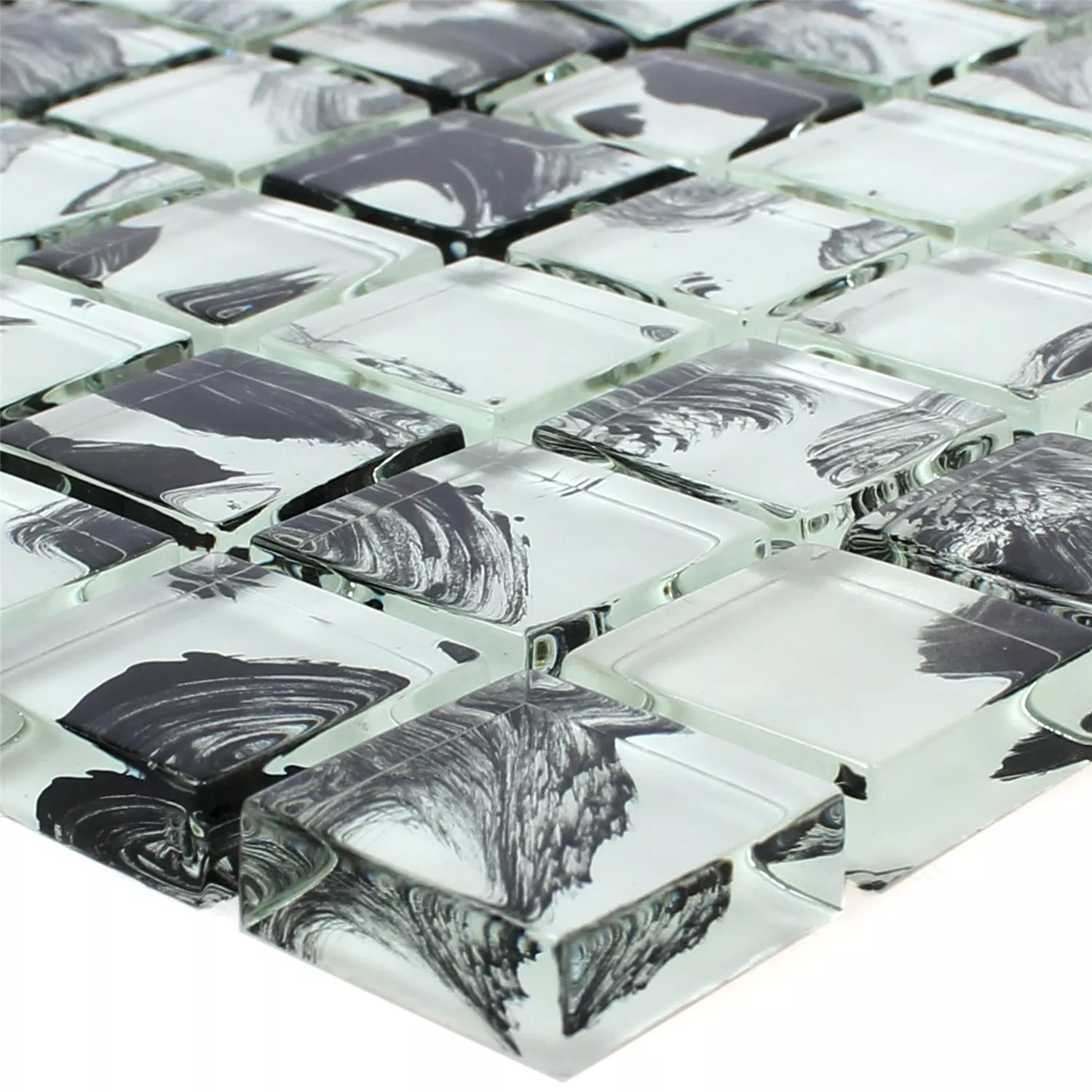 Rayher Mosaico Acrilico Marmorizzato | 205 Pezzi Da 1x1 Cm | Colore Bianco Alabastro | Per Decorazioni Su Legno, Vetro E Metallo - 4