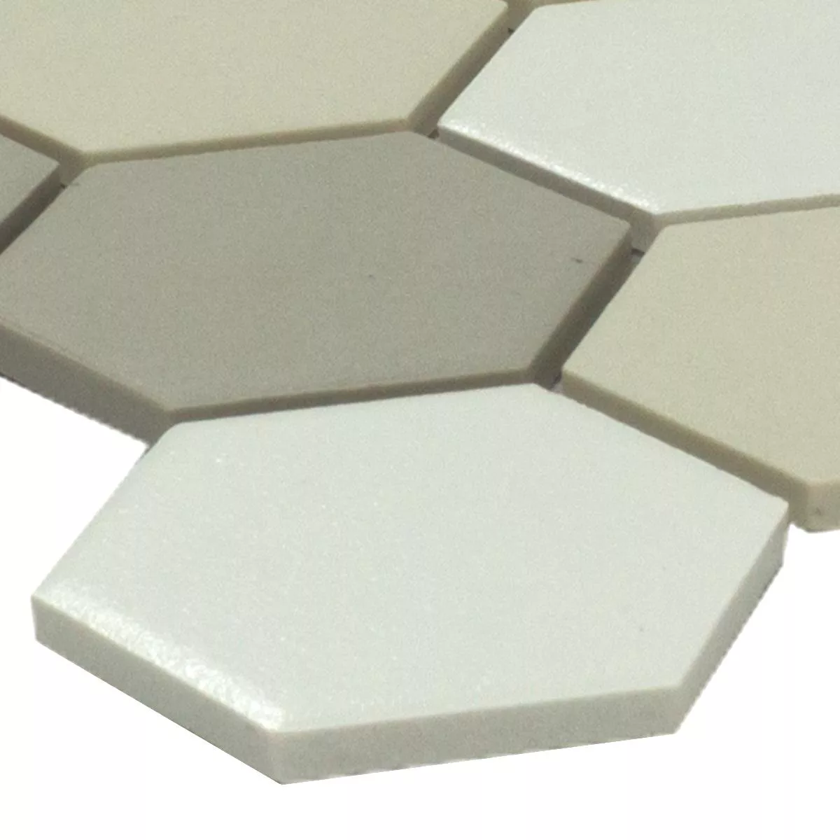 Ceramica Mosaico Esagono Bern Beige Grigio Ceramica Mosaico Esagono Bern Beige Grigio