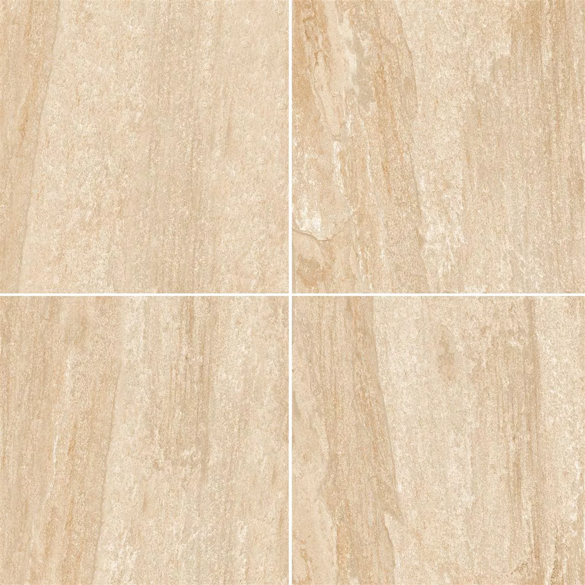 Piastrella Esterni Gres Porcellanato Rustburg Beige 60x60x2 cm