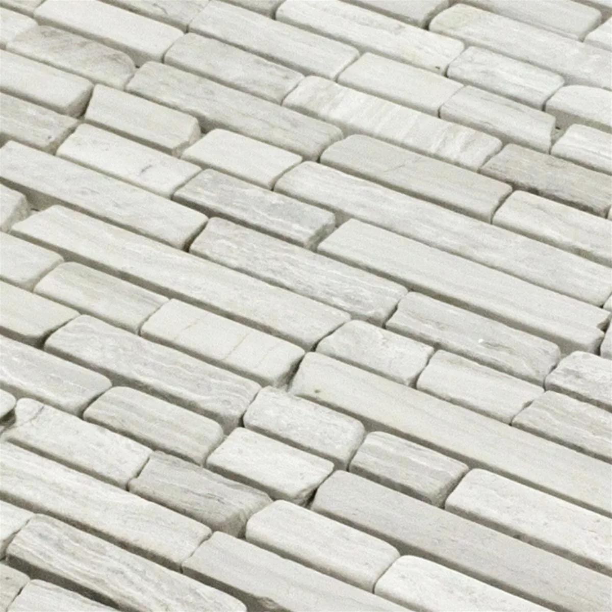 Mosaico Marmo Brick Stanley Grigio