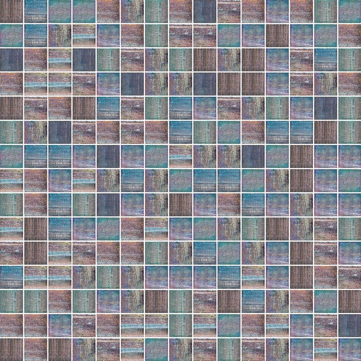 Mosaico Di Vetro Piastrelle Trend-Vi 838 Shining 20x20 mm