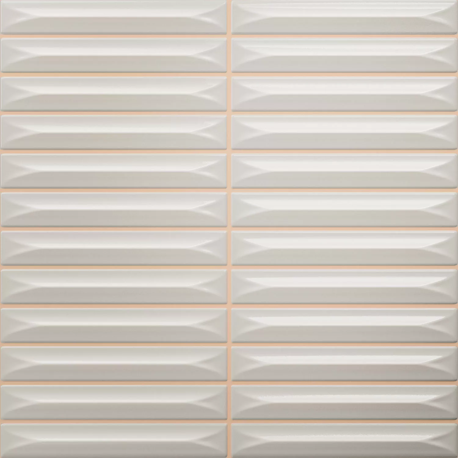 Bevel Argento Lucida Maglia 20x20 cm