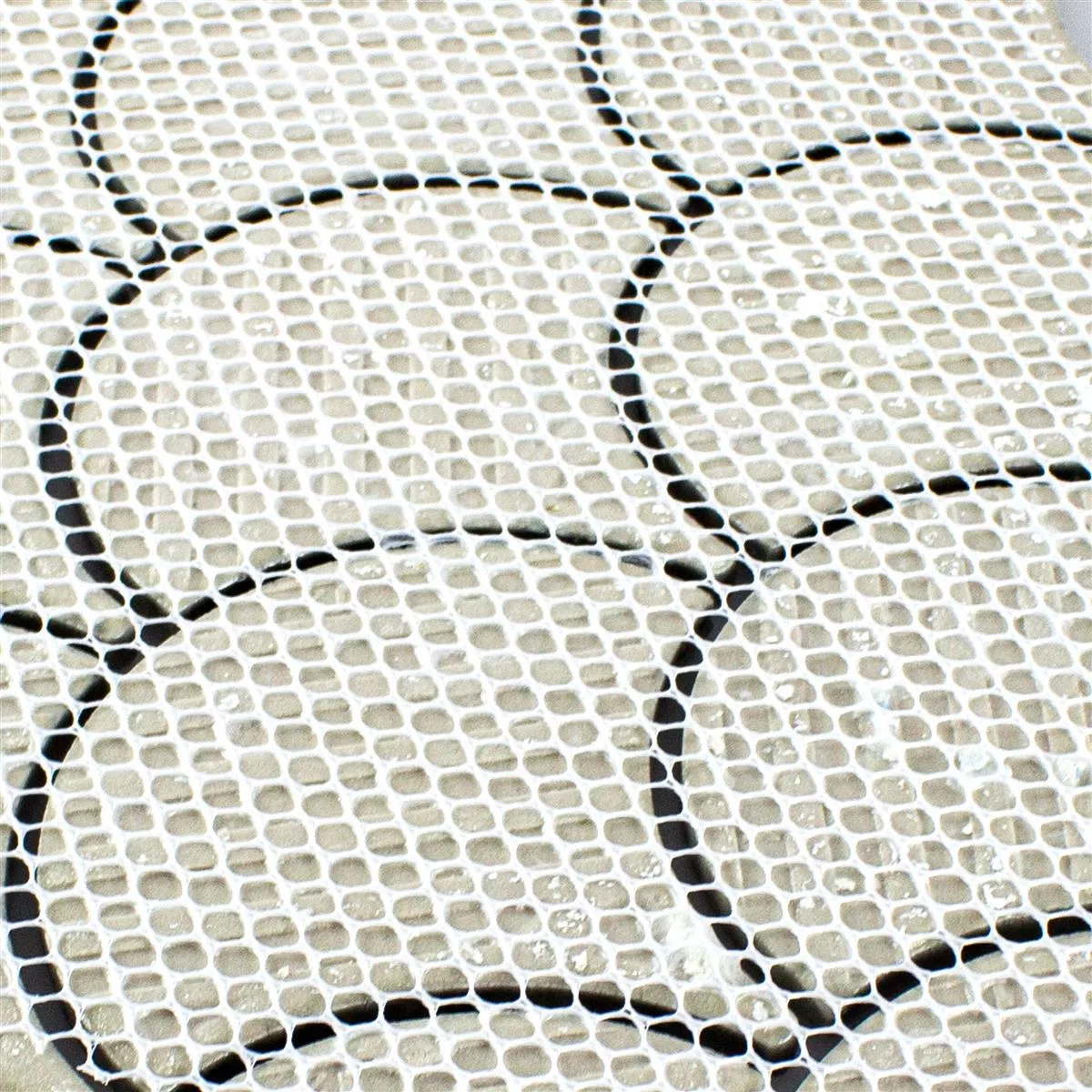 Campione Ceramica Mosaico Newark Bianco