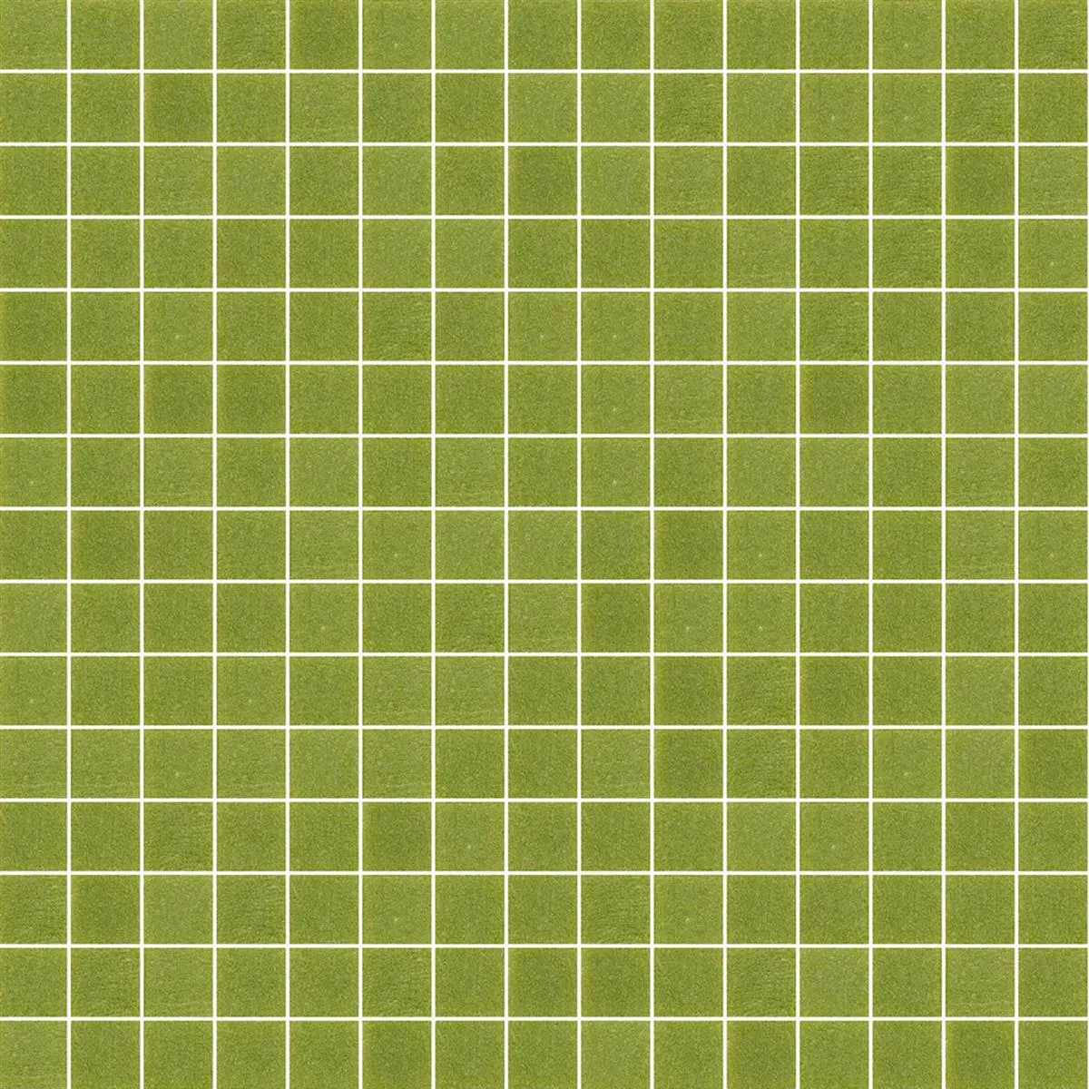 Mosaico Di Vetro Tegola Trend-Vi Vitreo 109 Oliva 20x20mm
