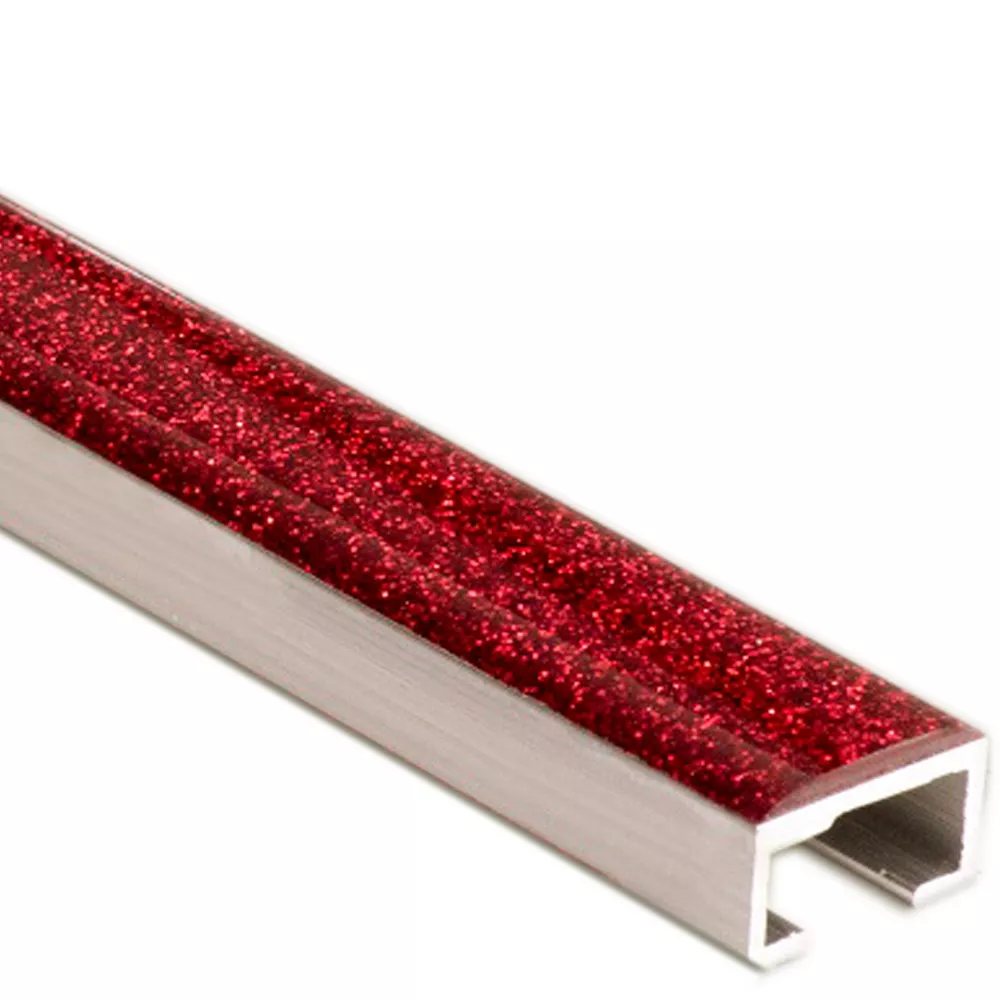 Tessere Confine Vienna Rosso Luccichio 15x600mm