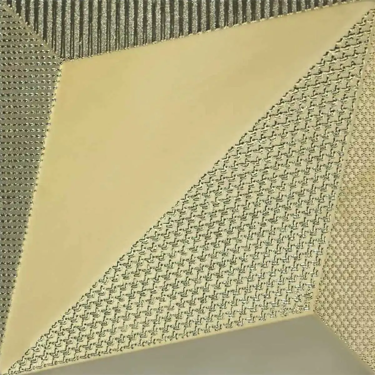 Rivestimenti Skyline 3D Origami Esclusivo Struttura Oro