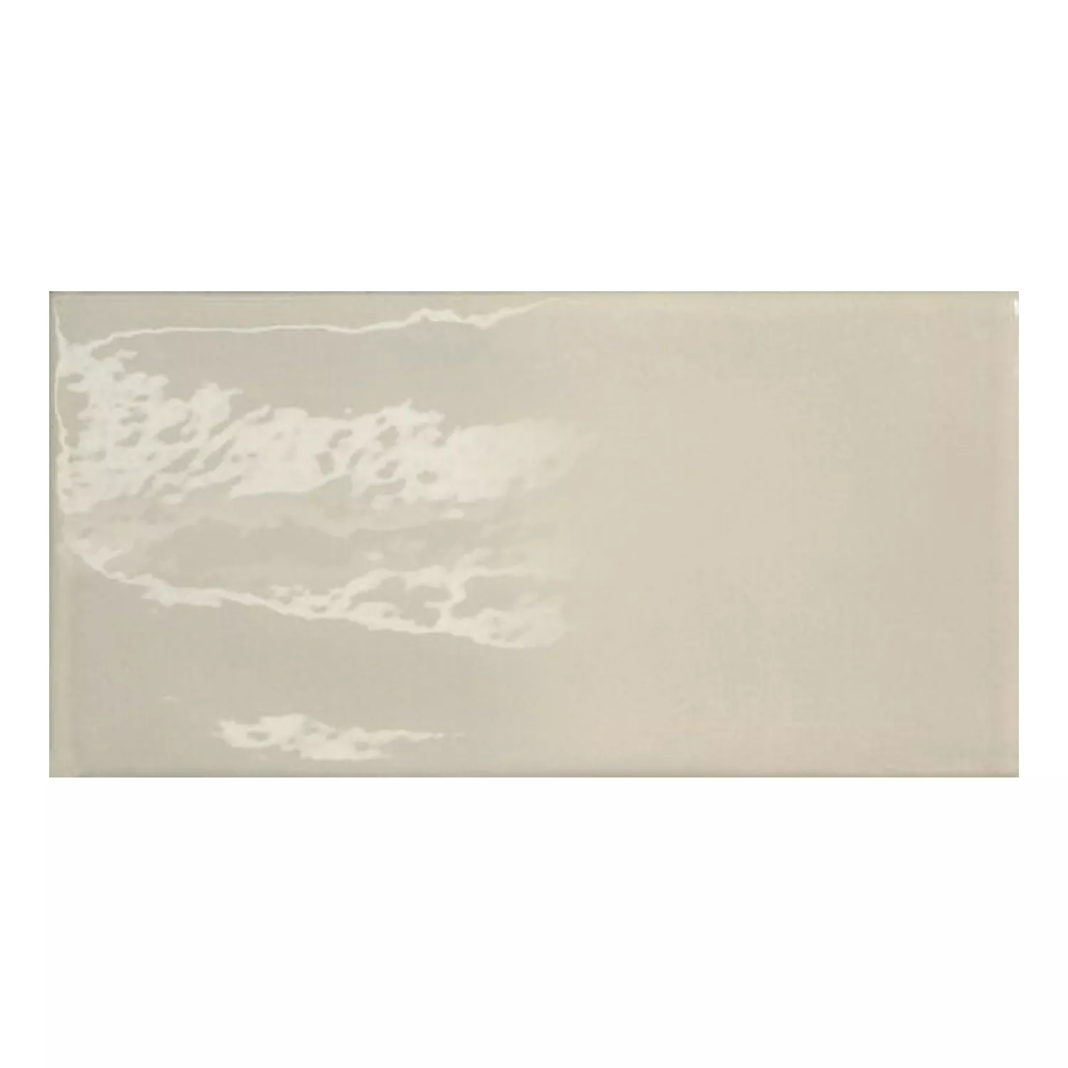 Celaya Beige Lucida Rustico 7,5x15 cm Almond