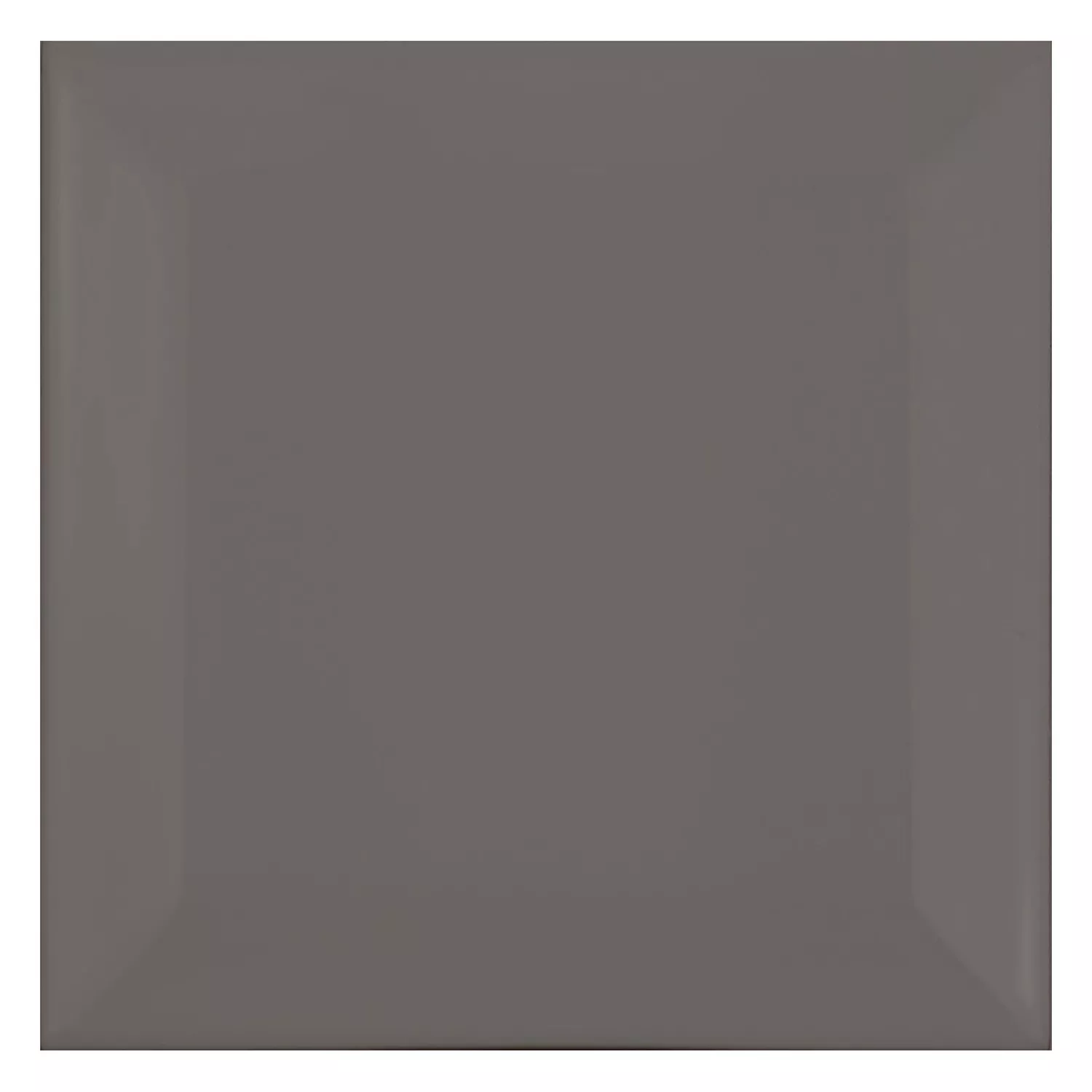 Piastrella metropolitana Grigio Opaco 10x10 cm Sfaccettatura Catarina Marengo