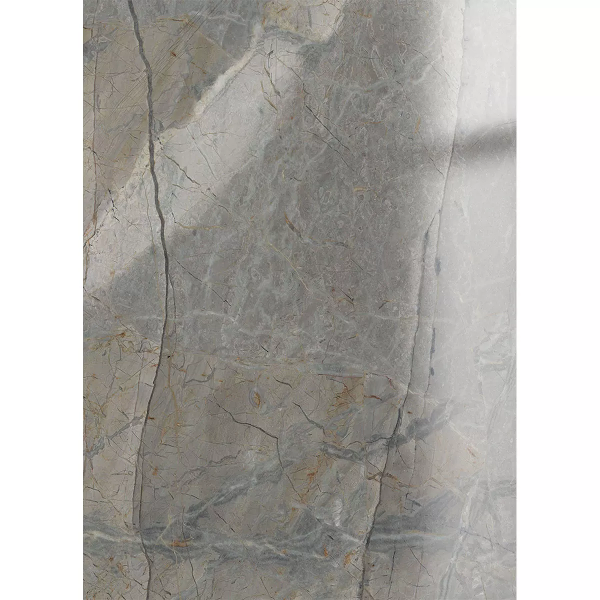 Piastrelle Ancona Marmo Ottica Grigio Lucidato Lucida 60x120cm