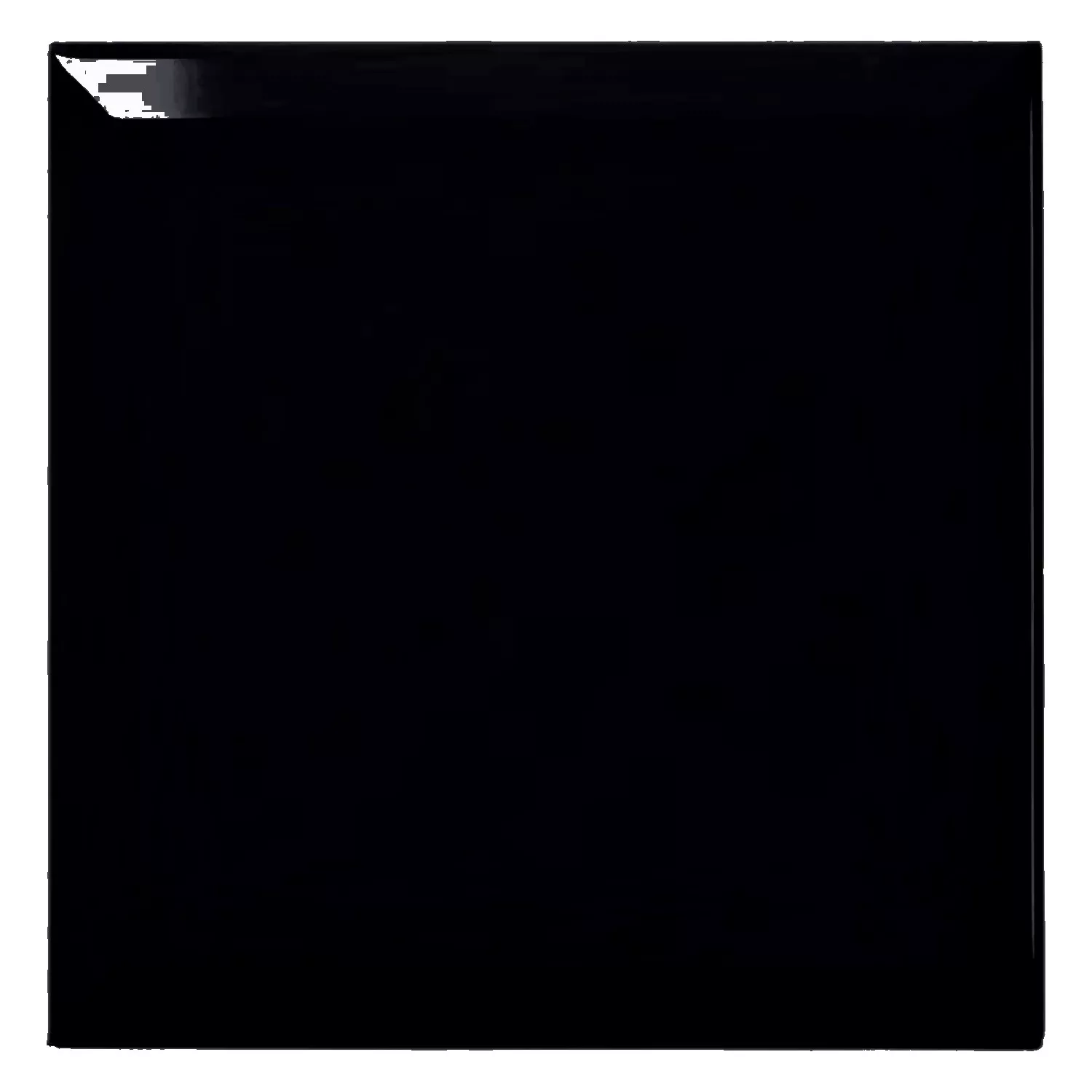 Piastrella metropolitana Nero Lucida 20x20 cm Sfaccettatura Freetown Negro