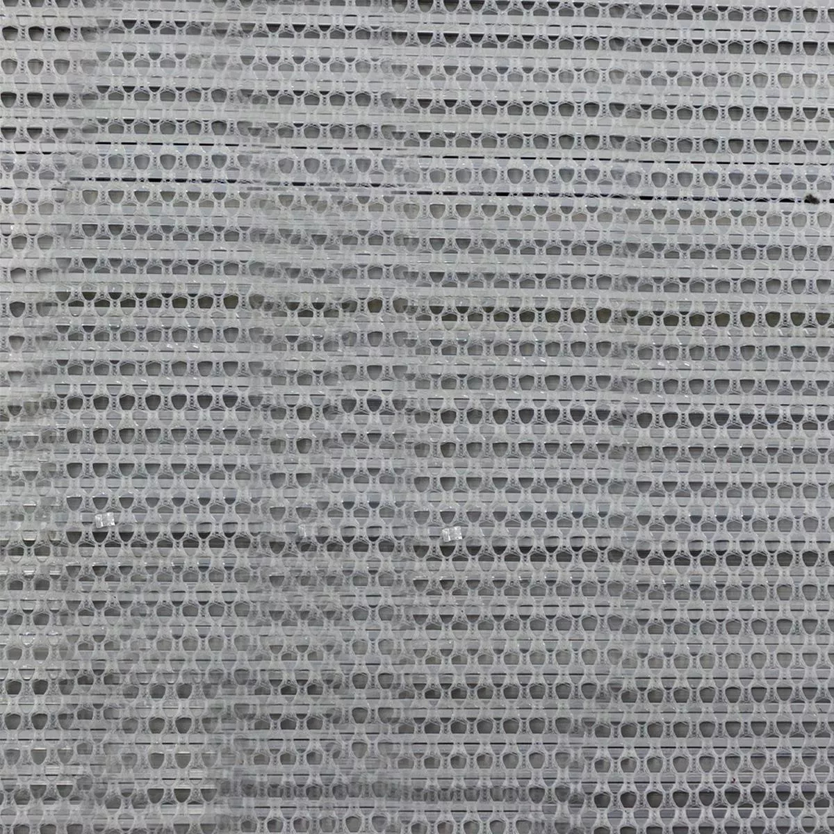 Alluminio Metallo Mosaico Bilbao Stripes Argento
