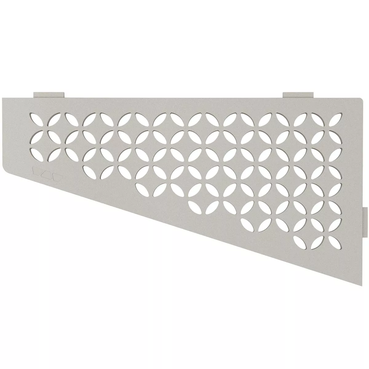 Mensola a muro Mensola per doccia Schlüter quadrata 15,4x29,5 cm beige floreale