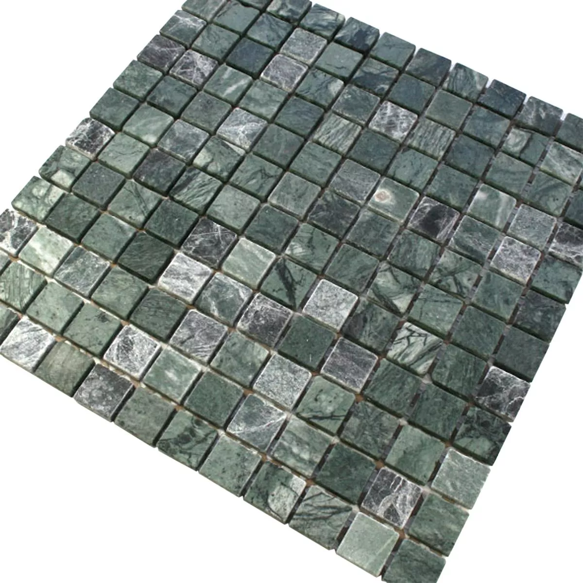 Mosaico Marmo 23x23x8mm Verde