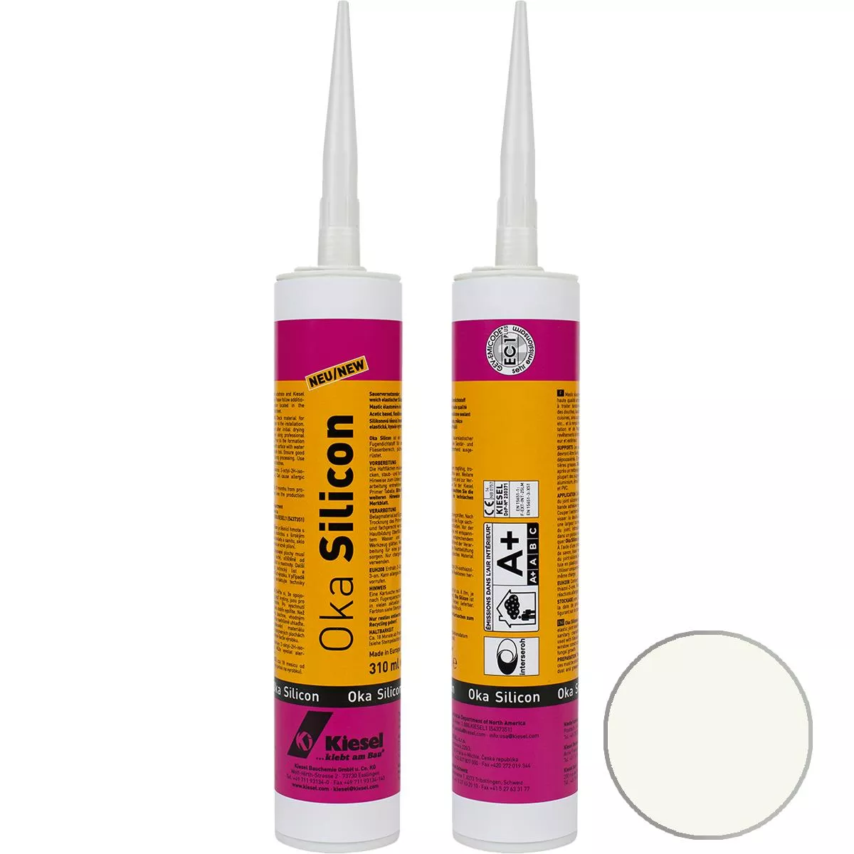 OKA SILICON giunto siliconico bianco 310 ml