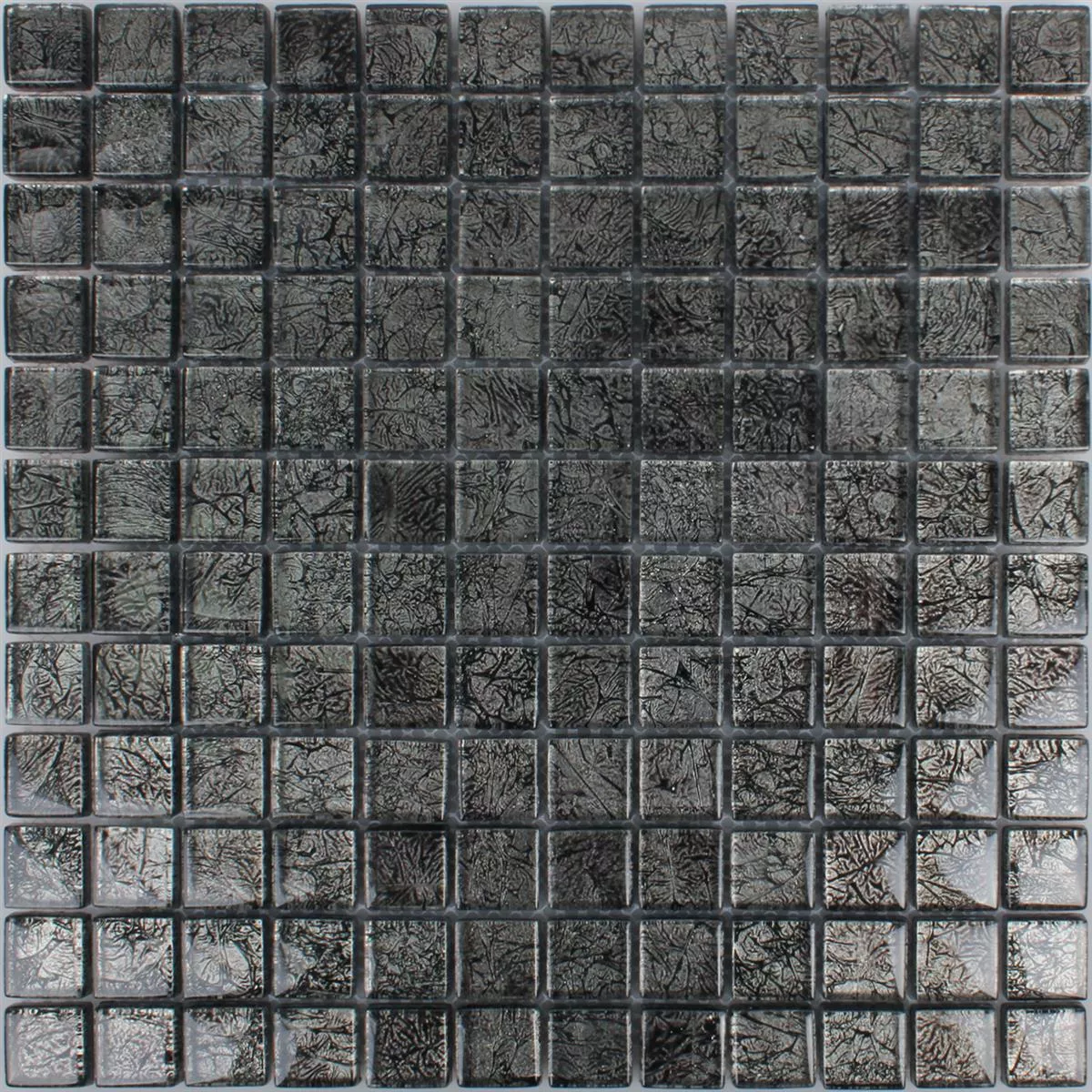Mosaico Vetro Kandila Nero 23x23x8mm