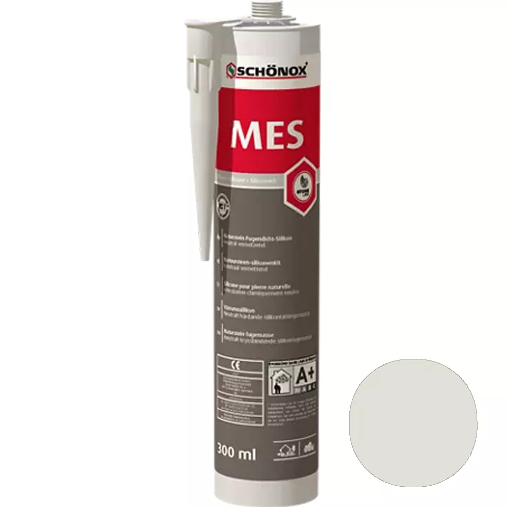 Sigillante siliconico per giunti in marmo Schönox MES, arenaria, 300 ml Sigillante siliconico per giunti in marmo Schönox MES, arenaria, 300 ml