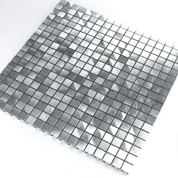 Campione Mosaico Alluminio Mono Argento