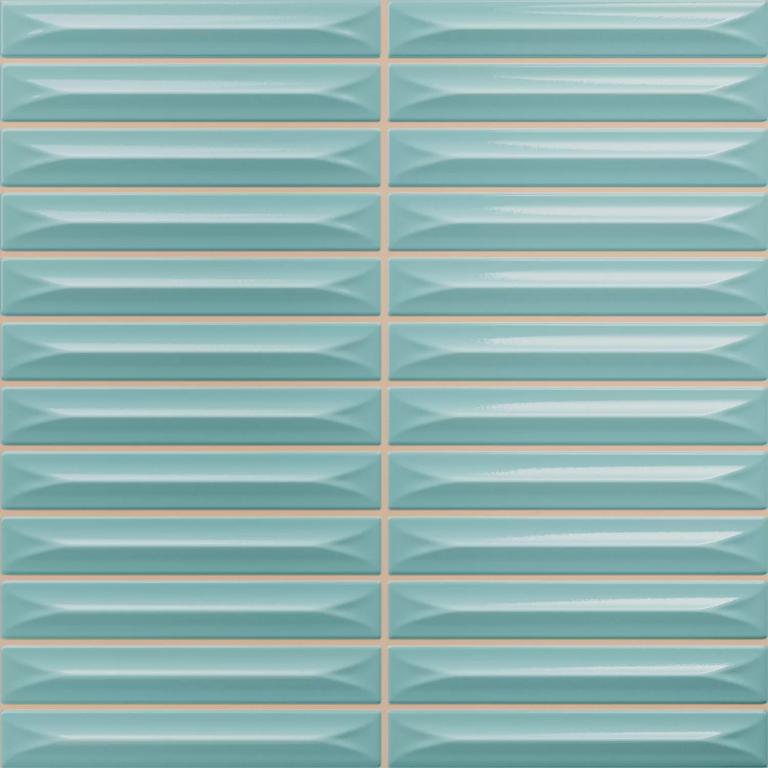 Bevel Cielo Blu Lucida Maglia 20x20 cm