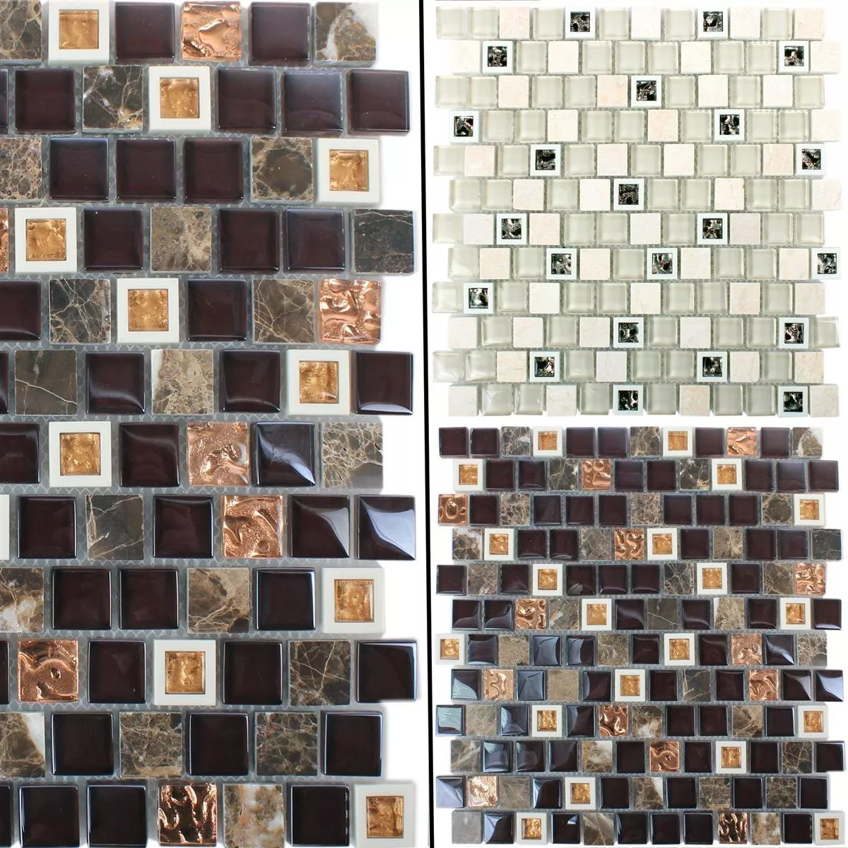 Campione Vetro Plastica Pietra Naturale Mosaico Historico