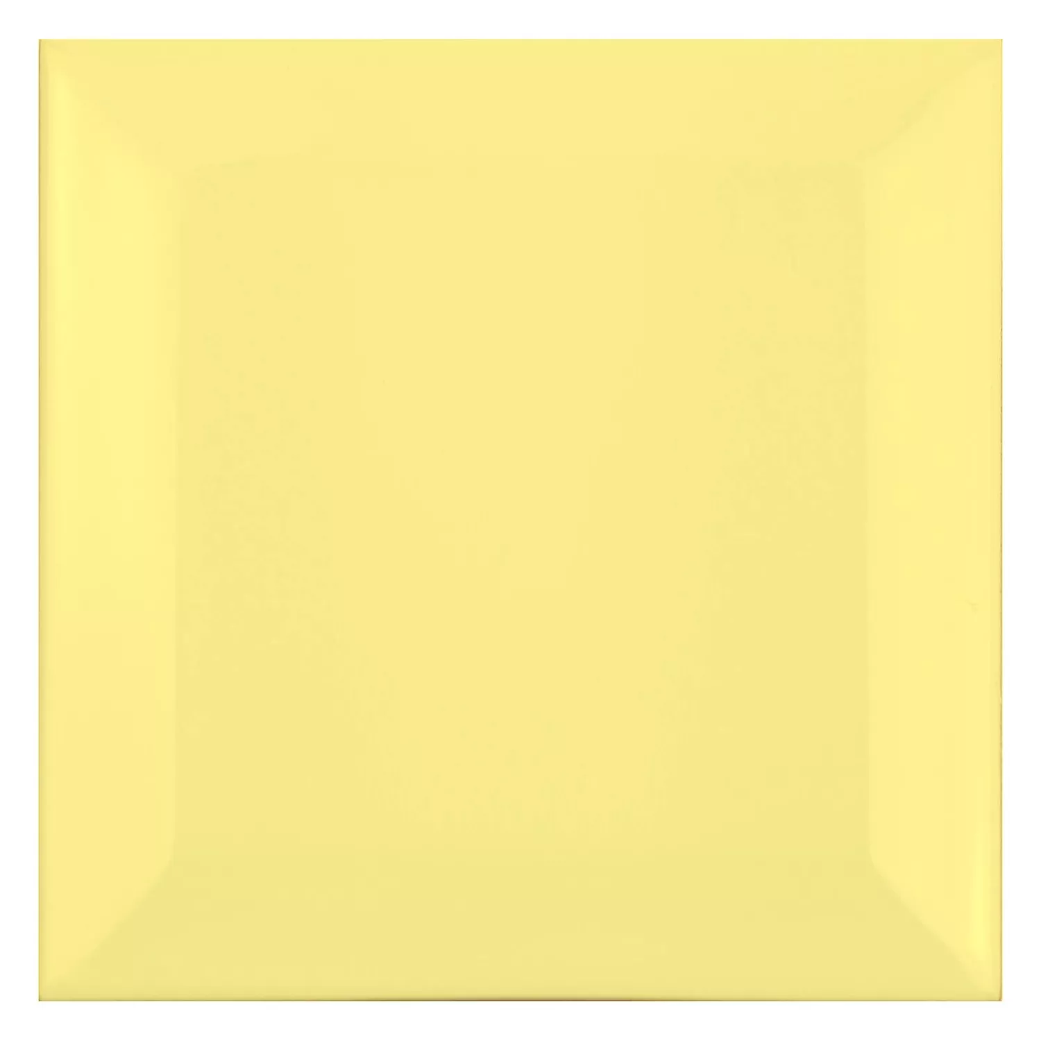 Piastrella metropolitana Giallo Opaco 10x10 cm Sfaccettatura Catarina Amarillo