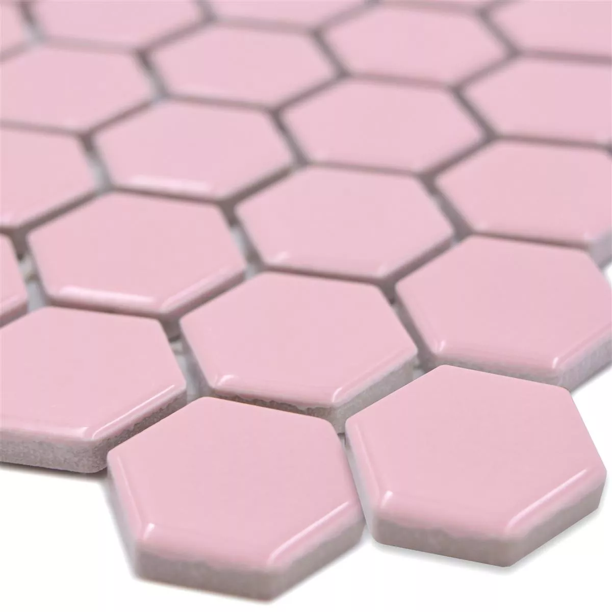 Ceramica Mosaico Salomon Esagono Rosa H23 Ceramica Mosaico Salomon Esagono Rosa H23