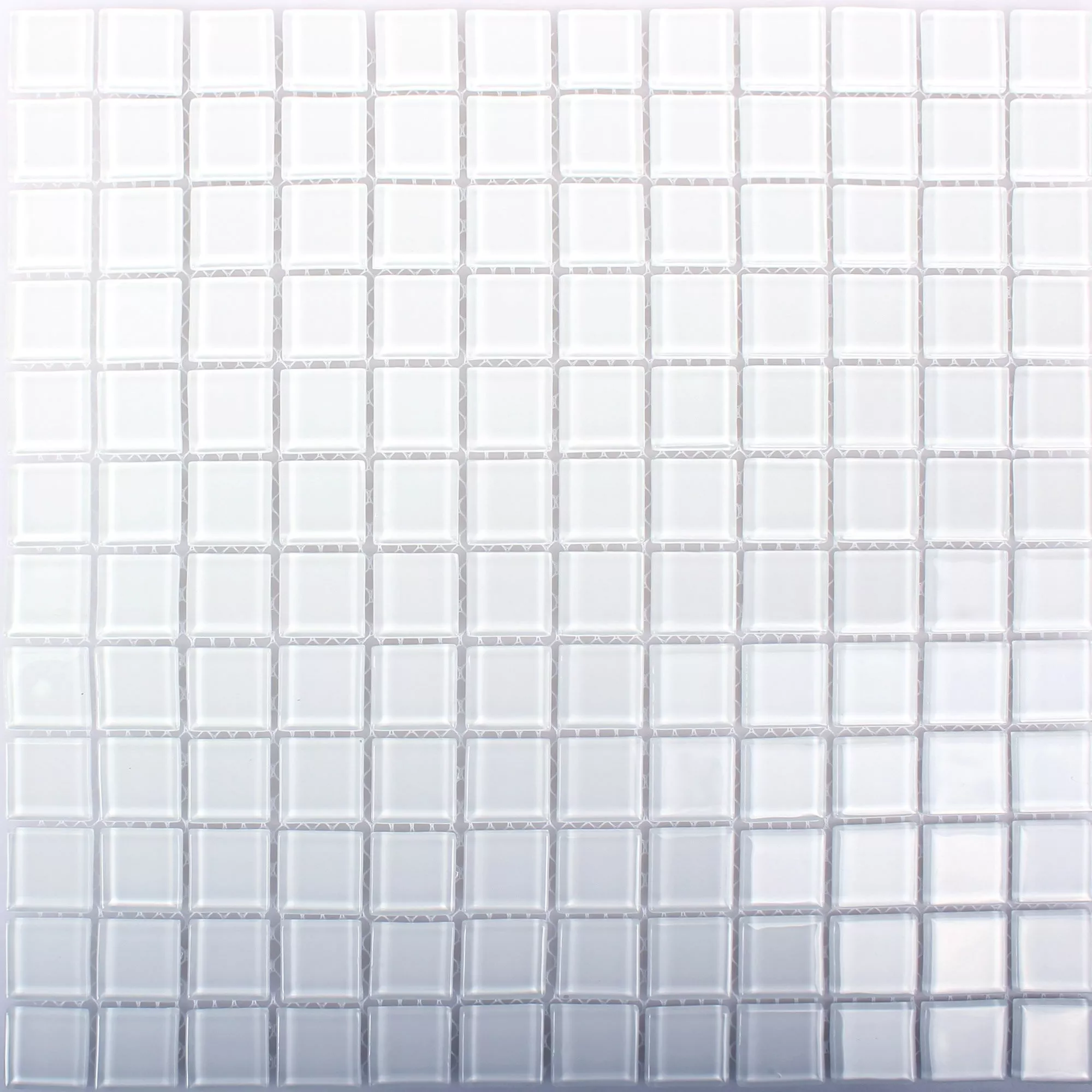Mosaico Di Vetro Piastrella Florida Super Bianco
