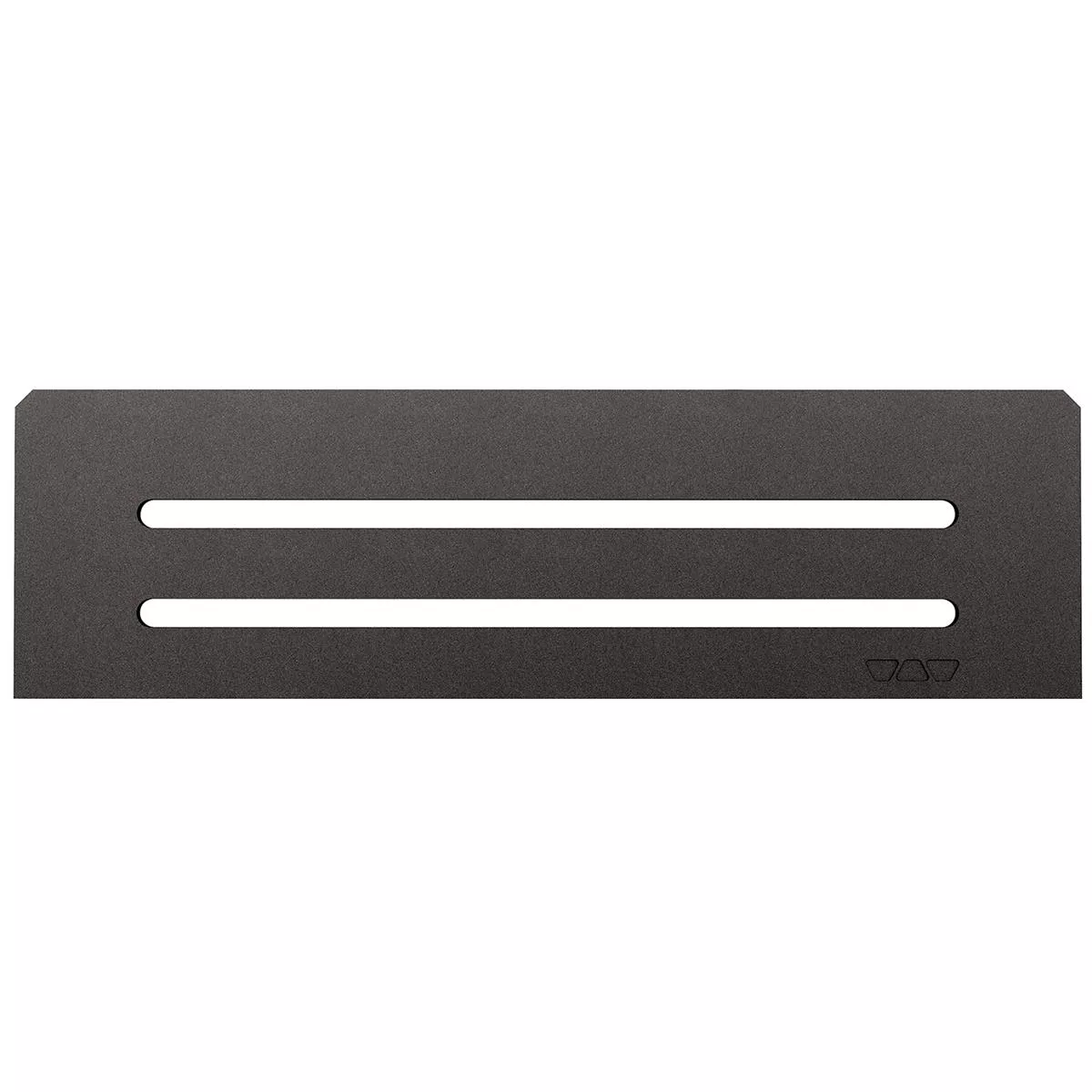 Mensola a nicchia Schlüter rettangolare 30x8,7 cm Wave antracite