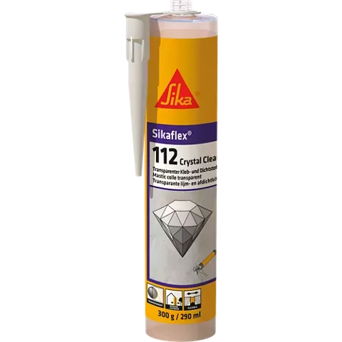 Adesivo e sigillante Sikaflex-112 Crystal Clear Trasparente