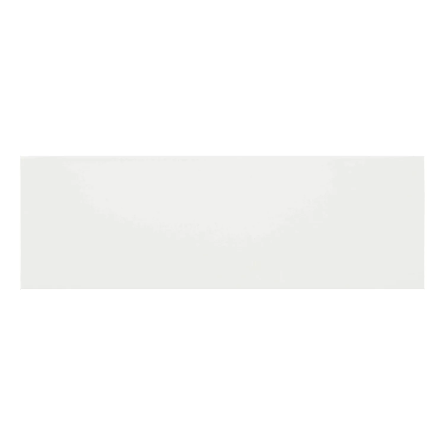 Piastrella metropolitana Bianco Opaco 10x30 cm Senza Sfaccettatura Candy Blanco