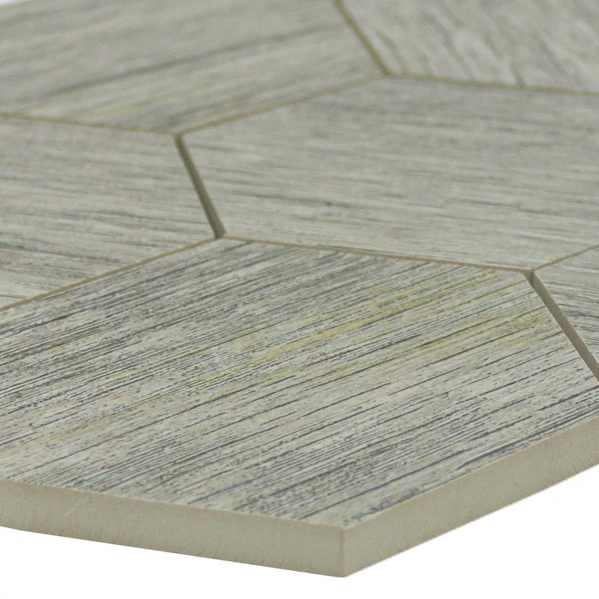 Gres Porcellanato Mosaico Esagono Straubing Grigio