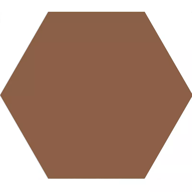 Piastrelle Loire Terra Esagono Struttura 23x27 cm