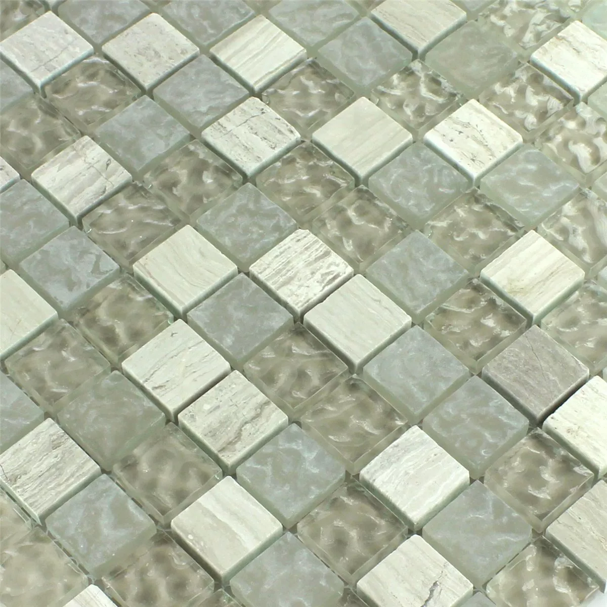 Campione Mosaico Vetro Marmo Burlywood  Naturale