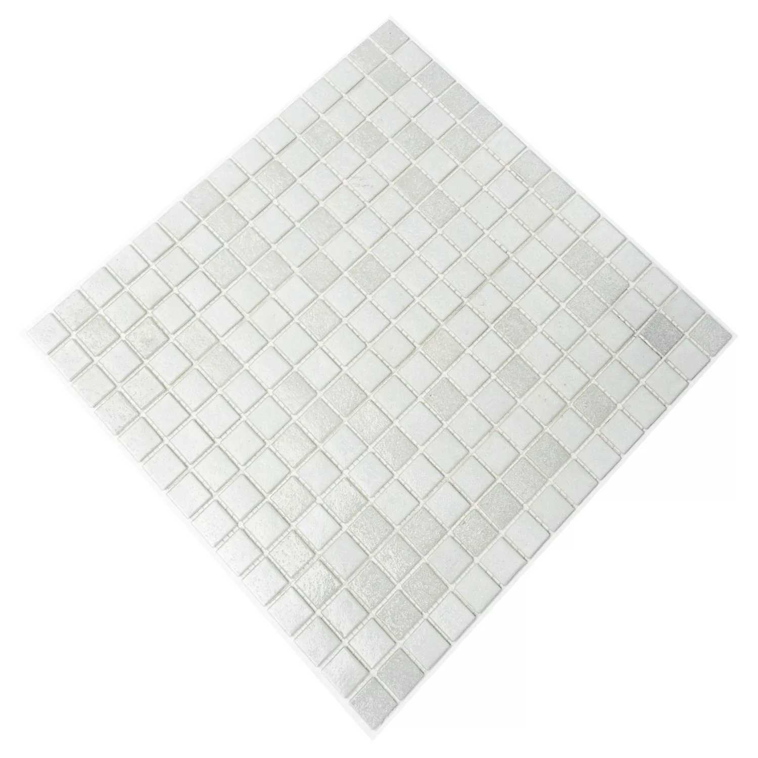 Mosaico Vetro Piastrella Bianco Mix