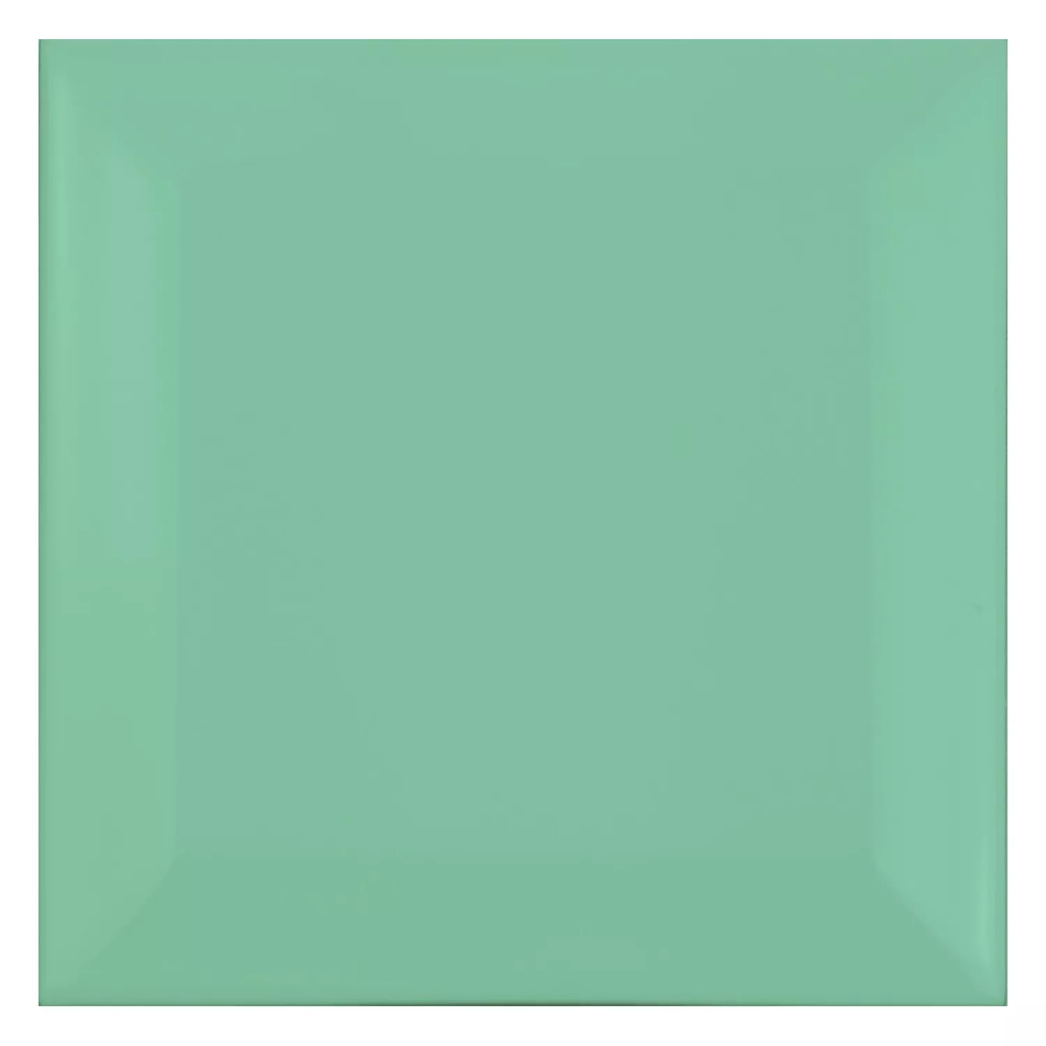 Piastrella metropolitana Verde Opaco 10x10 cm Sfaccettatura Catarina Manzana