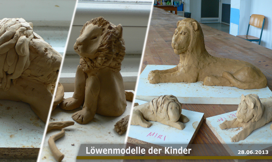 Modelli di leoni per bambini