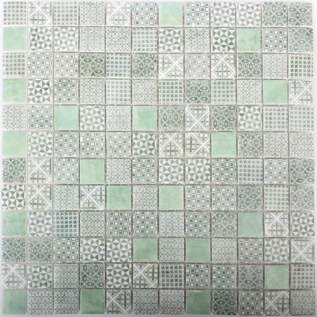 Mosaico Vetro Piastrella Malard Verde
