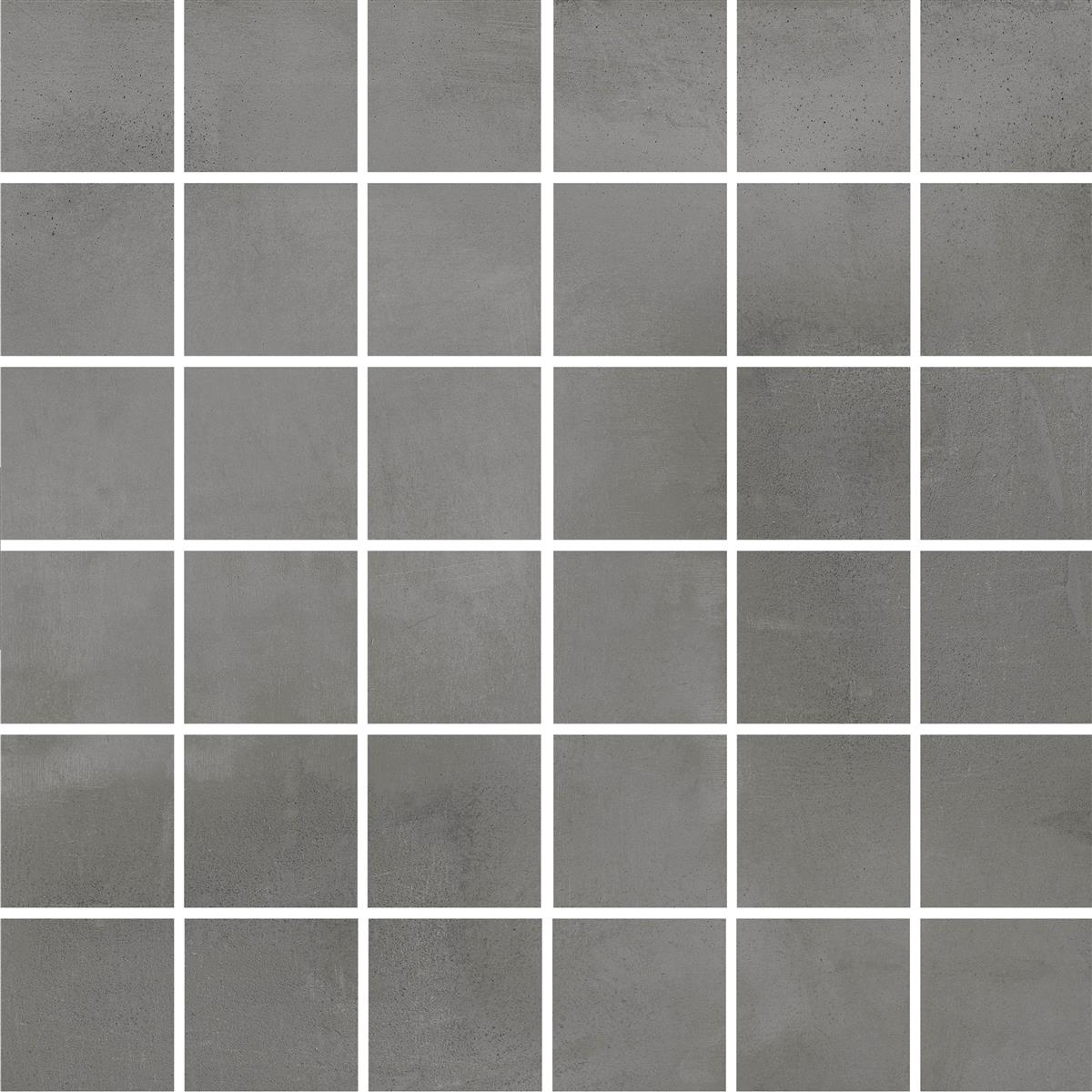 Mosaico Brazil Pietra-Ottica Grigio Scuro
