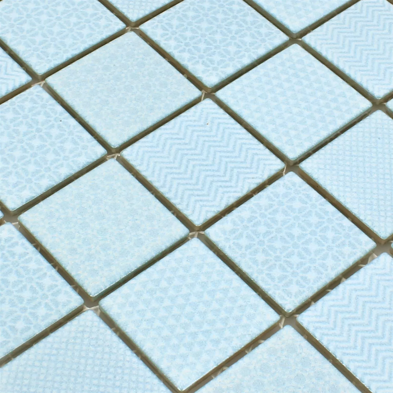 Campione Mosaico Ceramica Sapporo Blu Chiaro