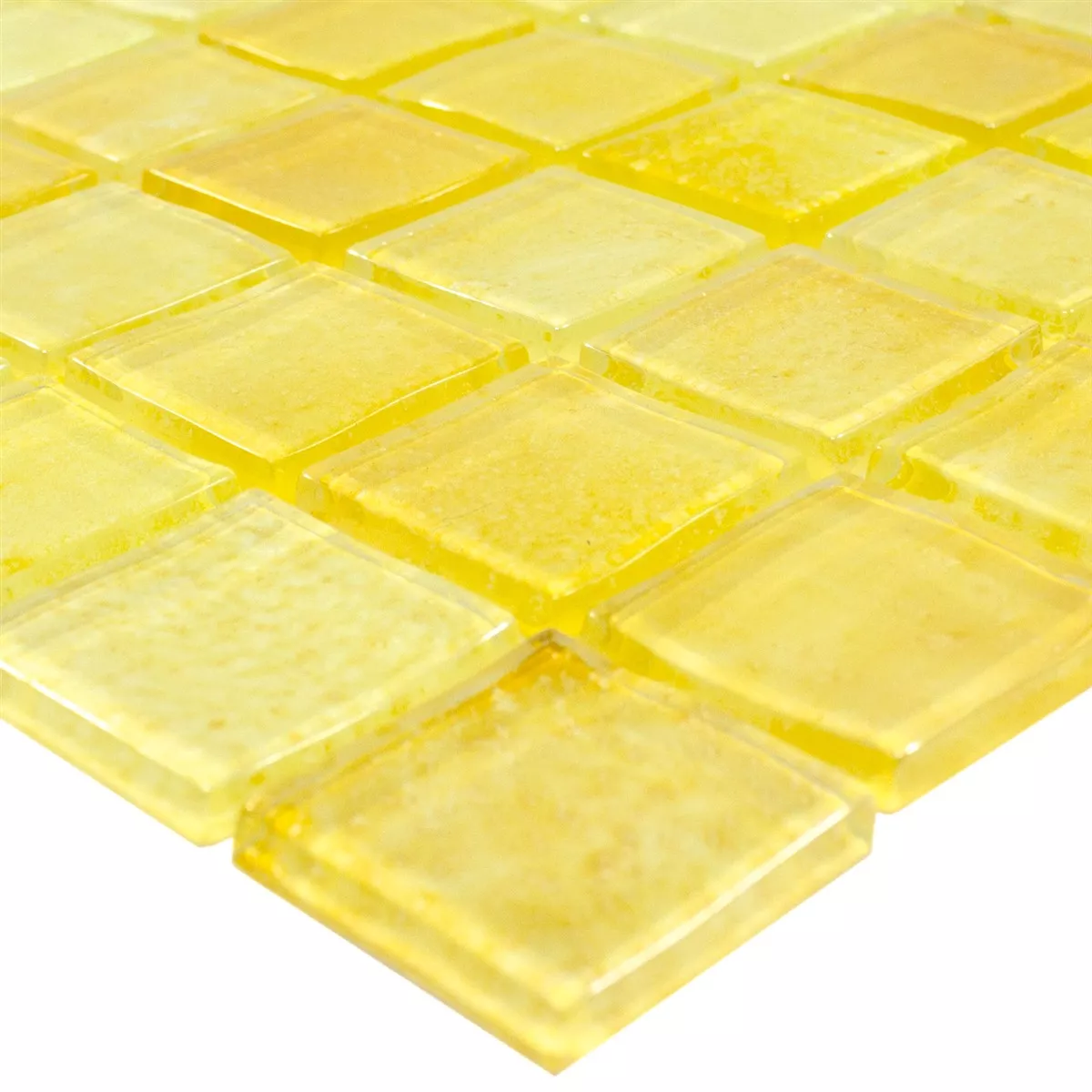 Mosaico Di Vetro Argos Giallo 23x23x4 mm